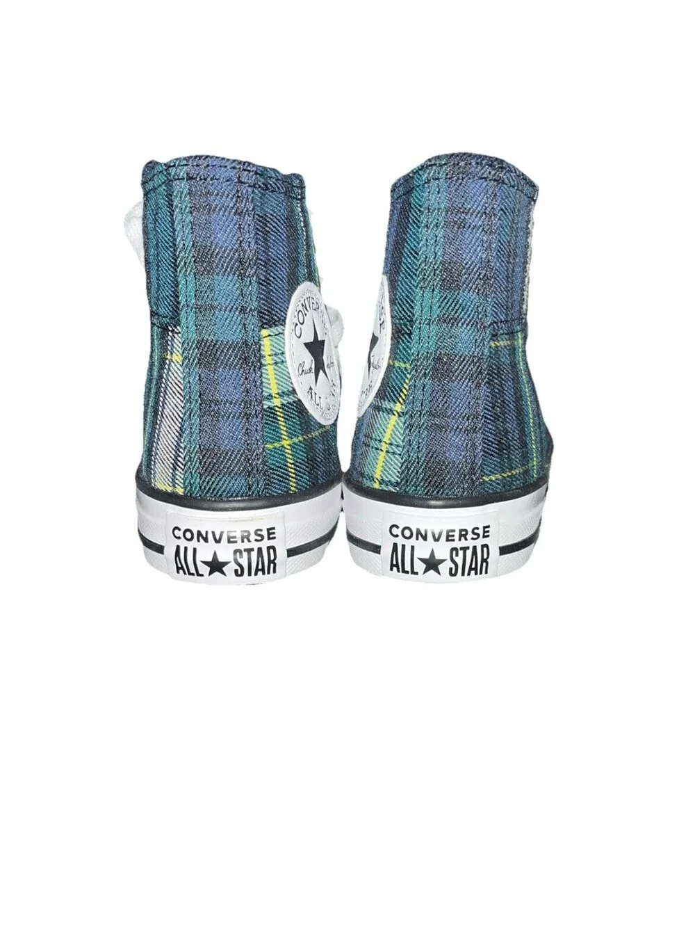 Converse Chuck Taylor All Star Plaid High Boy's Fashion Sneakers Size 11 Youth